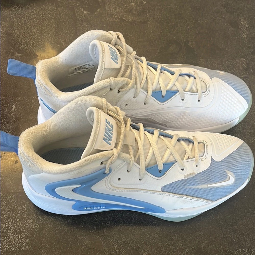 Nike Zoom Hyperset 2 White and Light Blue (rare) Volleyball Shoes